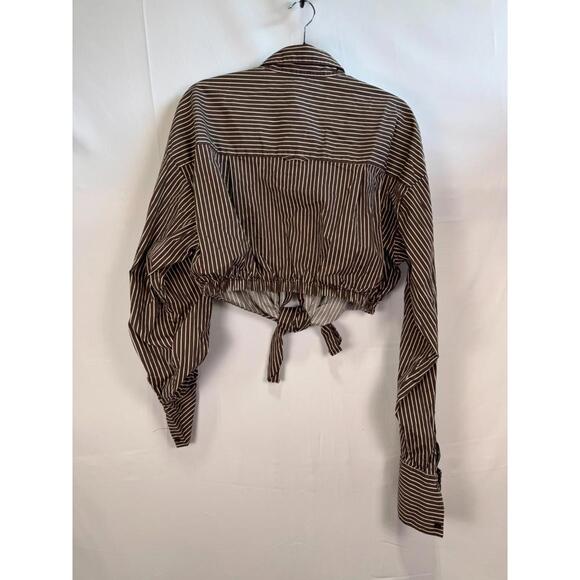 Staud Brown Lisa Top Size L with Small Hole - Picture 5 of 9